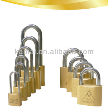 Solid brass padlocks