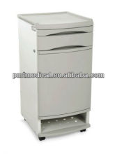 Hospital at night old tables with wheels trolley cabinets