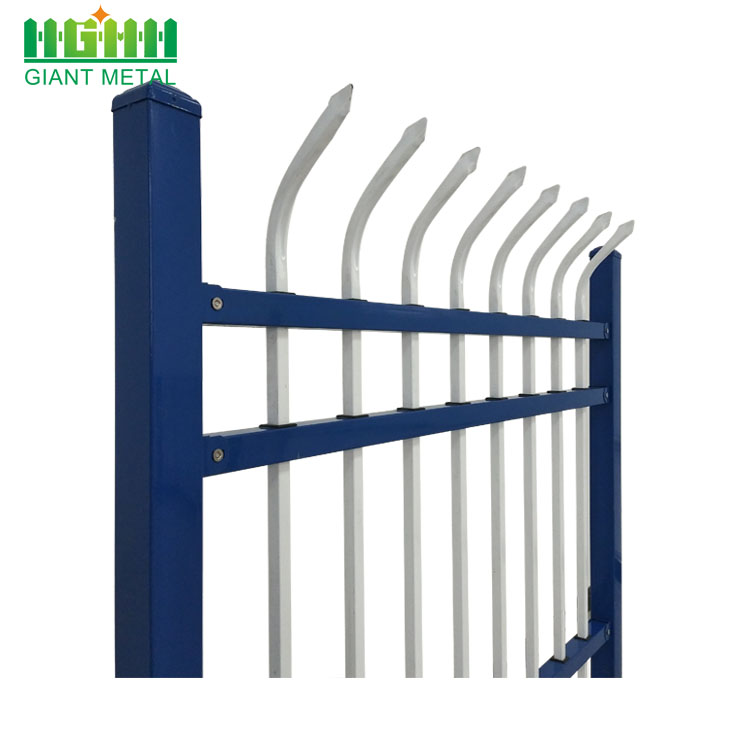 durable cheap zinc  Steel picket fence