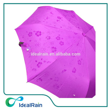 21inch pink color full automatic wet appearing umbrella