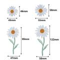 Stickflecken Blumen Blumen Lron auf