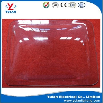 trapezoidal toughened glass for flood light