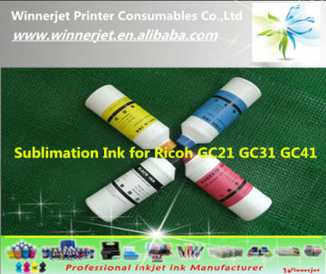 6 Color For Ricoh GC21 GC31 GC41 Ink Sublimation Ink For Ricoh For Ricoh Printers