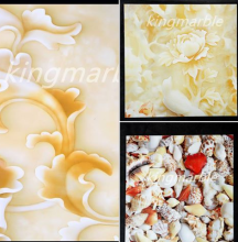 Interior Wall Decoration Artificial PVC Marble Panel