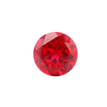 Wholesale 5A Grade Pigeon Blood Lab Ruby AGL Certified 1 Carat 6.5mm Round Loose Lab Grown Gemstone