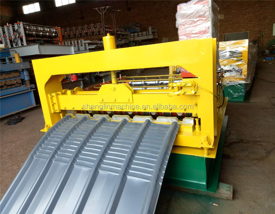 IBR cranking crimp curved machine for roof panel