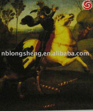 portrait digital printed oil painting