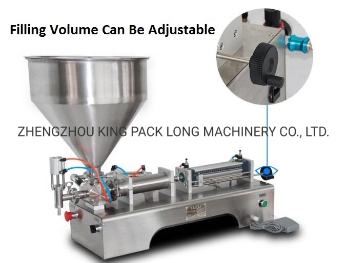 Semi Automatic Ketchup Yogurt Cosmetic Cream Filling Packing Machine