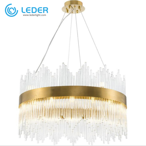 LEDER Beaded Crystal Chandeliers ដ៏ស្រស់ស្អាត