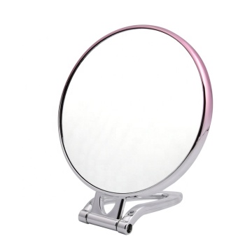 Customized Color Metal Foldable Double-Sided Makeup Mirror