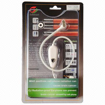 Air tube earphone, anti-radiation technology