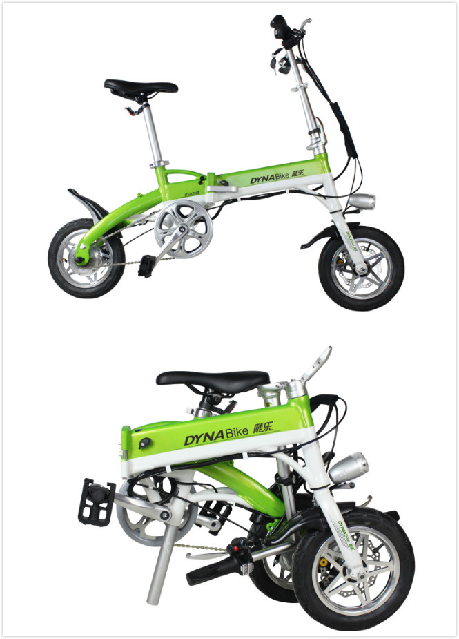 36V 240W 8.8Ah mini light electric foldable bike