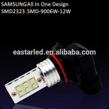 Golden manufacturer 9006 12w 500lm car led bulbs