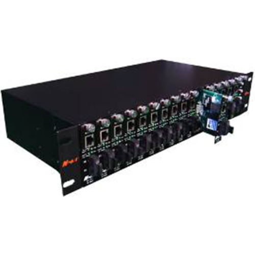 16 slot media converter chassis