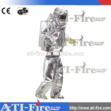 Firefighter flame retardant aluminum uniform