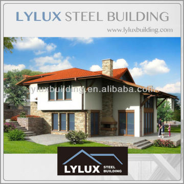 Panelized homes, Prefab houses,New designed luxury light steel model villa