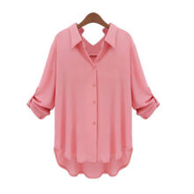 Shirt/Loose Shirts/ Light Weight Loose 3/4 Sleeves Top for OL
