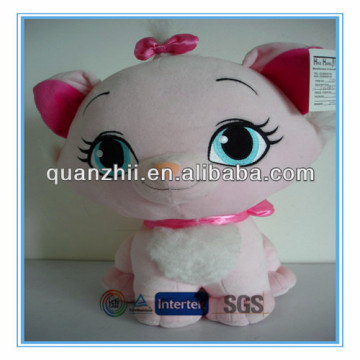 Promotion stuffed plush big eyes cat toys