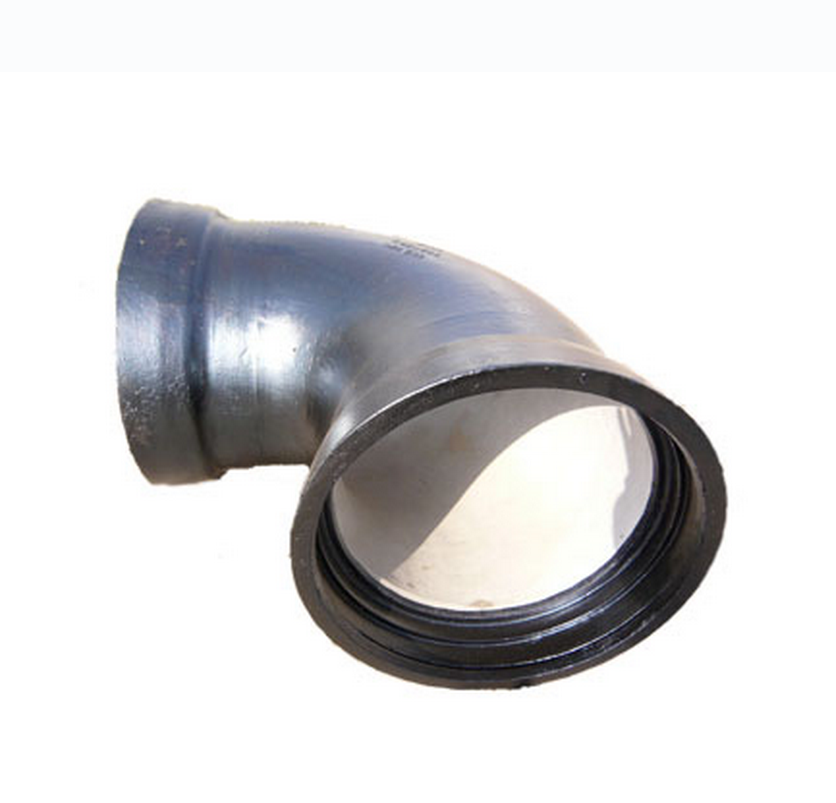 ductile cast iron pipe elbow fitting double socket 11.25 22.5 30 45 60 90 degree pipe bend elbow brace