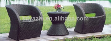 rattan dining table and chair