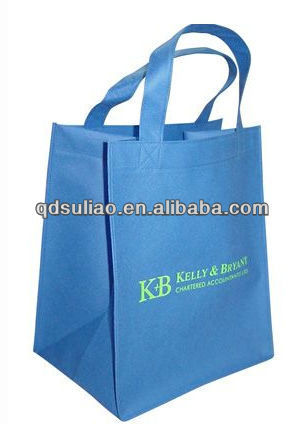 promotional pp non woven shopping bag with side gusset