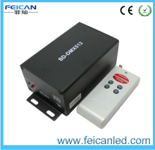 High quality CE,RoHS Certification RGB 3 channel factory price SD card DMX signal decoder