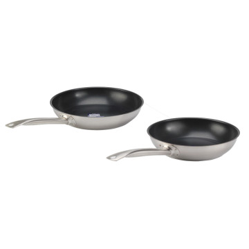 Pfoa Free Stainless Steel Frying Pan set