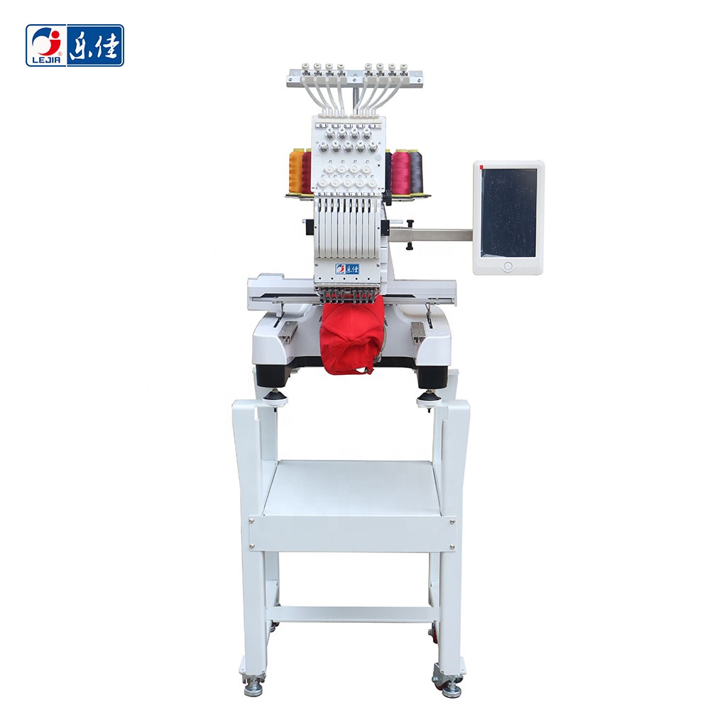 Single head computer embroidery machine with spare parts