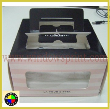 Large Cake box with handle,handle cake box