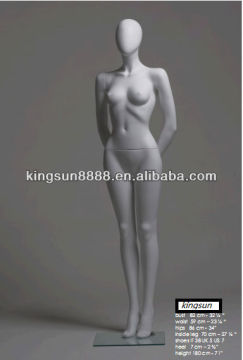 beautiful egg head lady mannequin