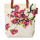 Beach style bright canvas tote bag