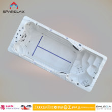 5.3 meters spa hot tub and swim spa in one piece for 6 person swimming