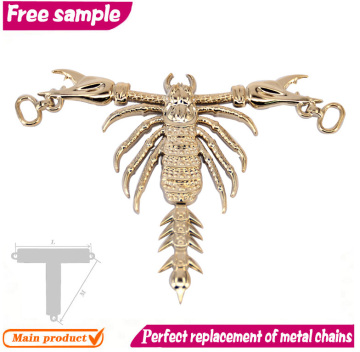 New centipede design decorative TPU shoes chains