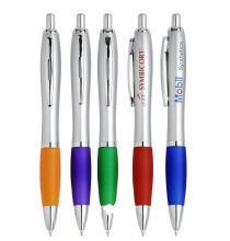 Custom Logo Soft Touch Rubber Grip Pens for Fast Delivery