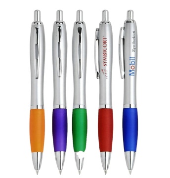 Custom Logo Soft Touch Rubber Grip Pens for Fast Delivery