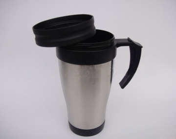 Trackman outdoor camping double layer stainless steel vacuum cups and mugs portable