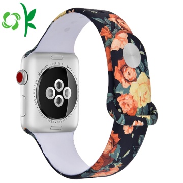 Originele afdrukken Flora Wrist Silicone Smart Horlogebanden