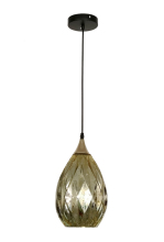Modern gold and rose shining Glass Pendant light