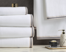 Hotel Collection Color Weaving Spiral Towels