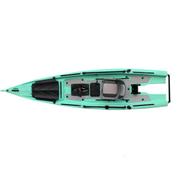 Zero Kayak: Electric-Powered Rotomolded Polyethylene Fishing Canoe/Kayak