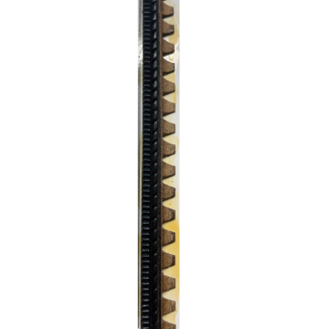 Black embossed Cement Bonded Leather Welts