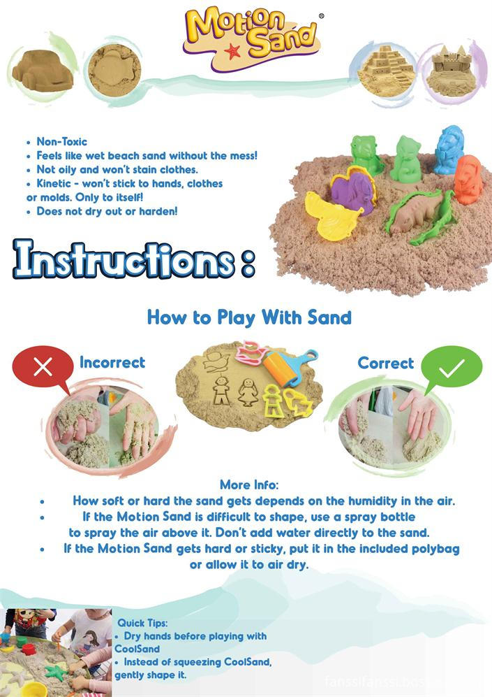 How To Make Coloured Kinetic Sand