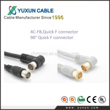 4c-fb 1.5-2v, 2c, 2.5c with f quick cable tv cable