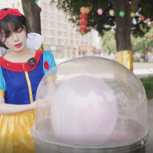 21 Inch Cotton Candy Machine Cover Bubble Shield