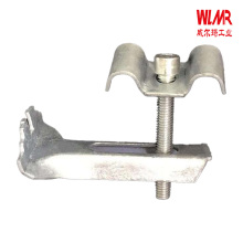 Galvanized grating installation clamp