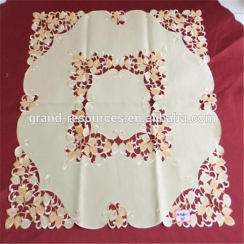 Embroidery tablecloth with beads and sequins