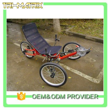 China supply hotsell aluminum recumbent trike