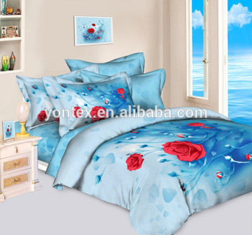 cotton/microfiber bed sheets 3d