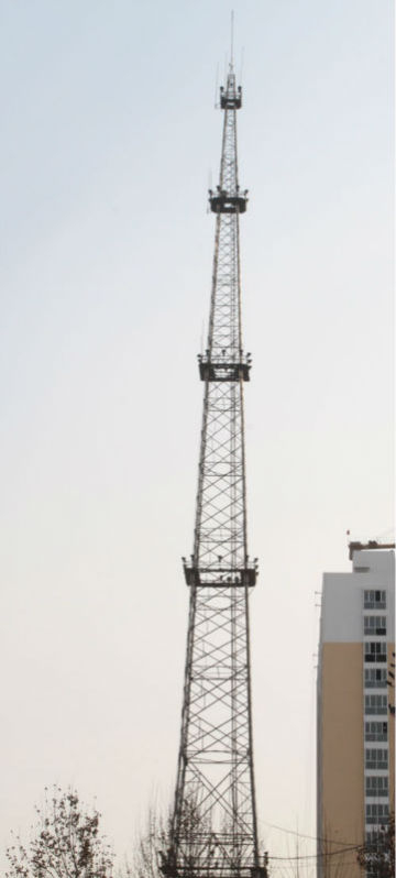 Steel communication tower