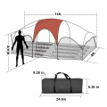 Waterproof Family Cabin Tent with 5 Mesh Windows